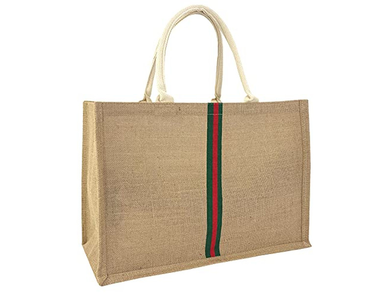 Große Rattan Strohtasche Handtasche Hanf Kabel Spitze Strand
