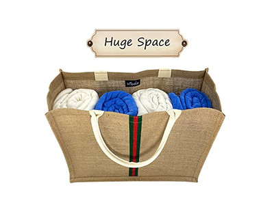 Große Rattan Strohtasche Handtasche Hanf Kabel Spitze Strand