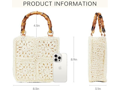 Kinder Stroh-Eimertasche Lustige Sommerhandtasche Mode Rucksack Hochwertig