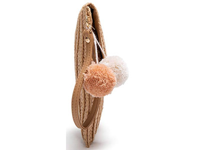 Zylindrische Strohtasche Pferd Grün Damenhandtaschen Leichtes Netz Strand Tragetasche