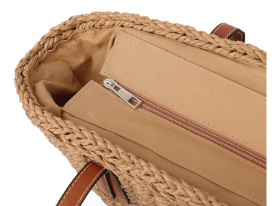 Dramatische Strohtasche Chop Bagging Böhmischer Designer Kinder Boho Groß 2er-Pack Handtasche