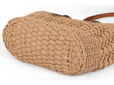 Dramatische Strohtasche Chop Bagging Böhmischer Designer Kinder Boho Groß 2er-Pack Handtasche