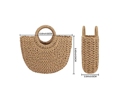 Herstellung Strohtasche Werbe-Rattan und Taschen Häkelhandtasche