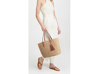 Lächeln Strohtasche Gurt 1 Moq Blank Braun Handwerk Grün Indien Druck Retro Frauen