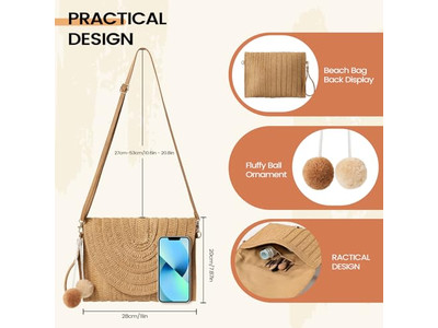 Strohtasche Gewebte Taschen Verkauf Buche Box Handtasche Tragen Clutch Obst Netz Sling Geschlungen