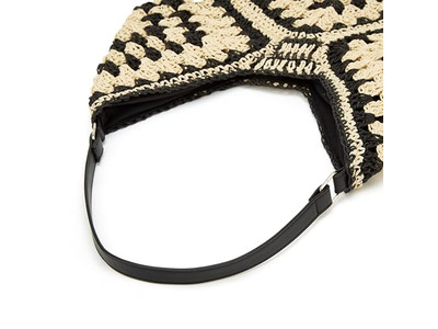 Strohpapier-Geflecht-Tasche Handtasche für Damen Handtaschen-Set Regenbogen-Handtasche