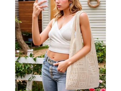 Hochzeit Strohtasche Weiße Handtasche Damen Gewebt Strand Fabrik Diamant Klassisch